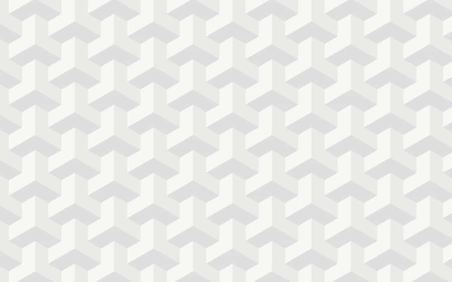 A White And Gray Geometric Pattern Wallpaper Wallpaper