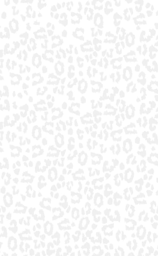 A White Leopard Print Wallpaper Wallpaper