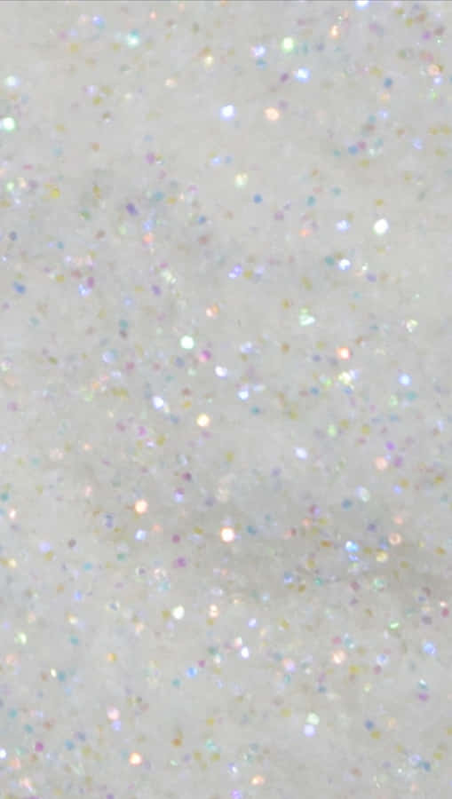 A White Surface With A Lot Of Glitter Wallpaper