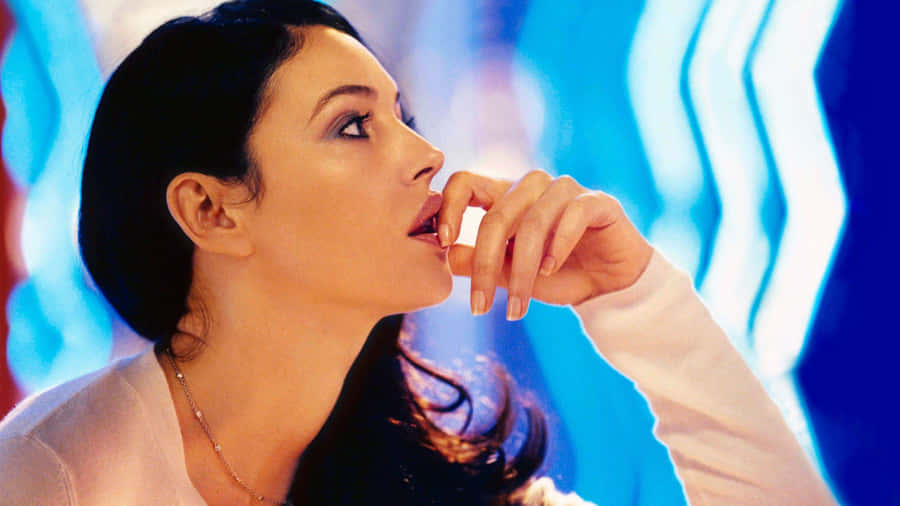 A Woman With Long Hair Wallpaper