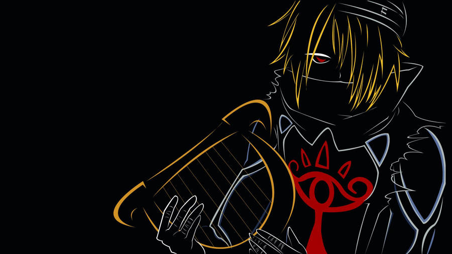 A Wonderful Zelda Black Cover Wallpaper