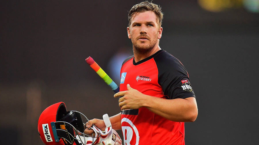 Aaron Finch Professional Cricketer Wallpaper