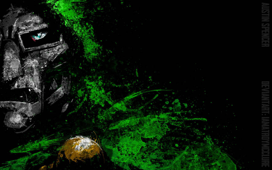 Abstract Art Doctor Doom Wallpaper