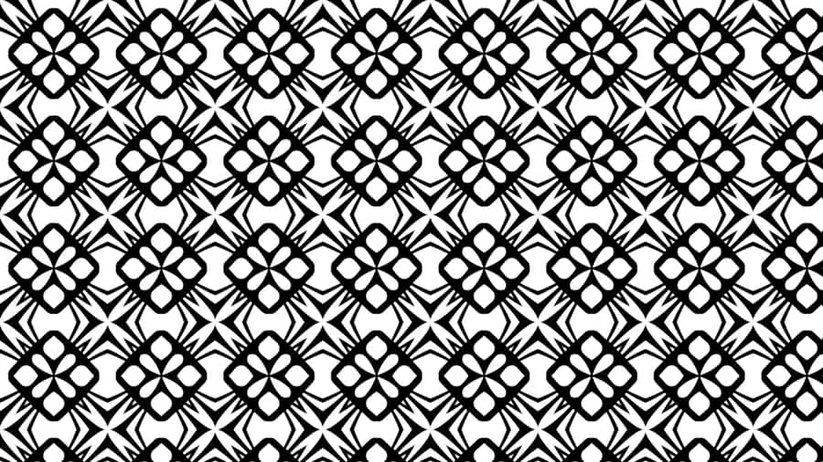 Abstract Black-and-white Pattern Wallpaper