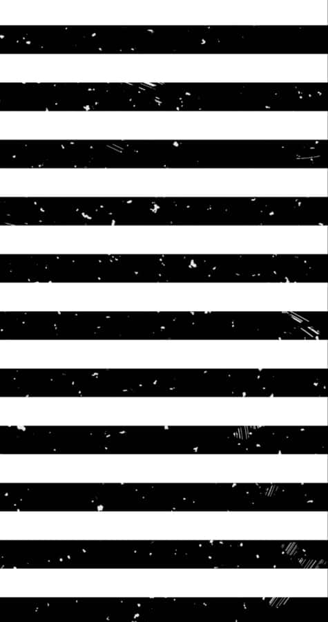 Abstract Black White Stripes Distressed Texture Wallpaper