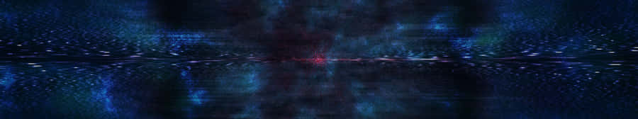 Abstract Blue Dark Triple Monitor Wallpaper