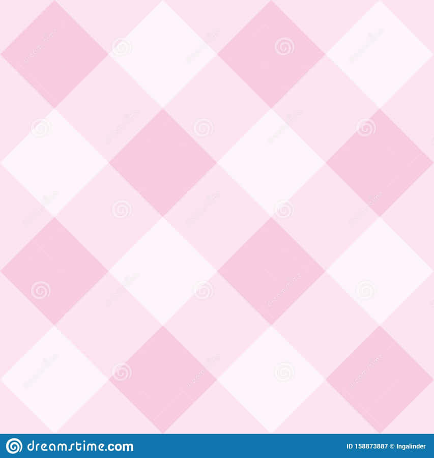 Abstract Colorful Artwork Of A Pink Grid Wallpaper
