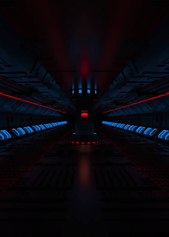 Abstract Futuristic Light Blue Lights - A Uniquely Mesmerizing Design Wallpaper