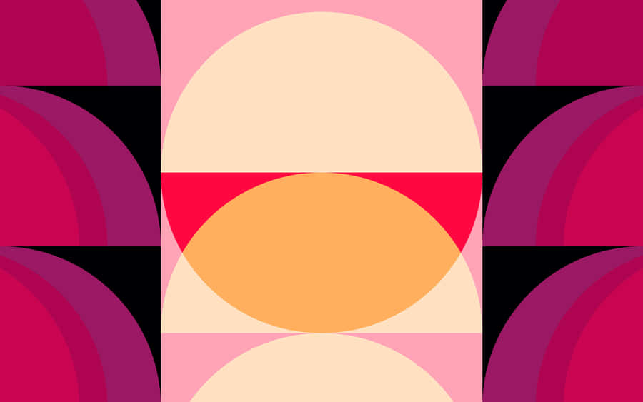 Abstract Geometric Symmetry Art Wallpaper