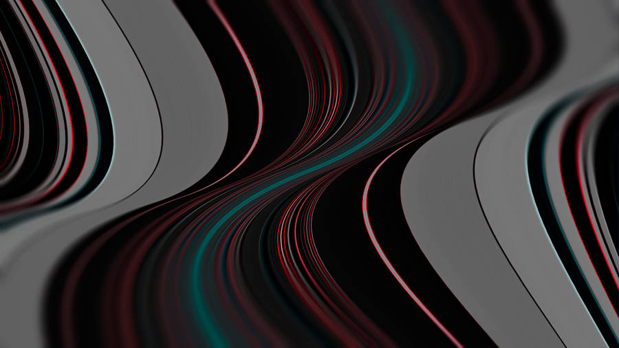 Abstract Gray Waves Psychedelic 4k Wallpaper