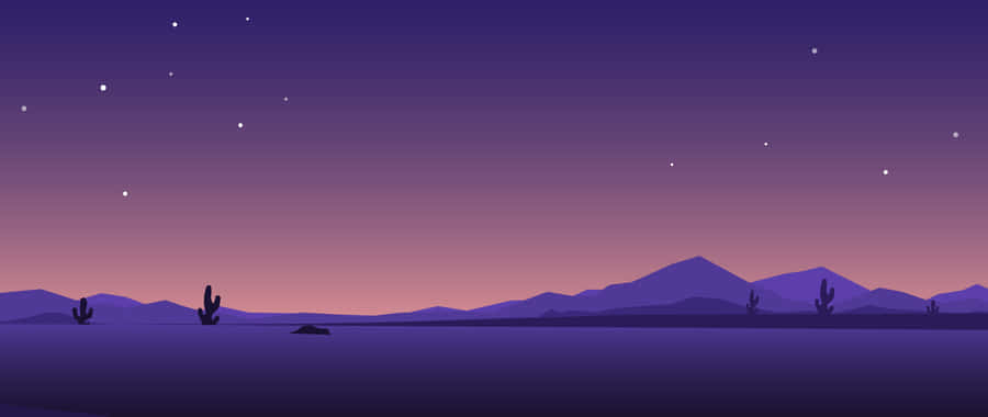 Abstract Painting Of Earth-like Landscape Wallpaper