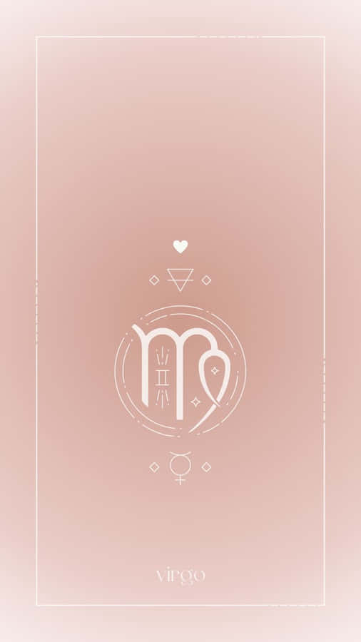 Abstract Virgo Art Wrapped Around A Rose Wallpaper