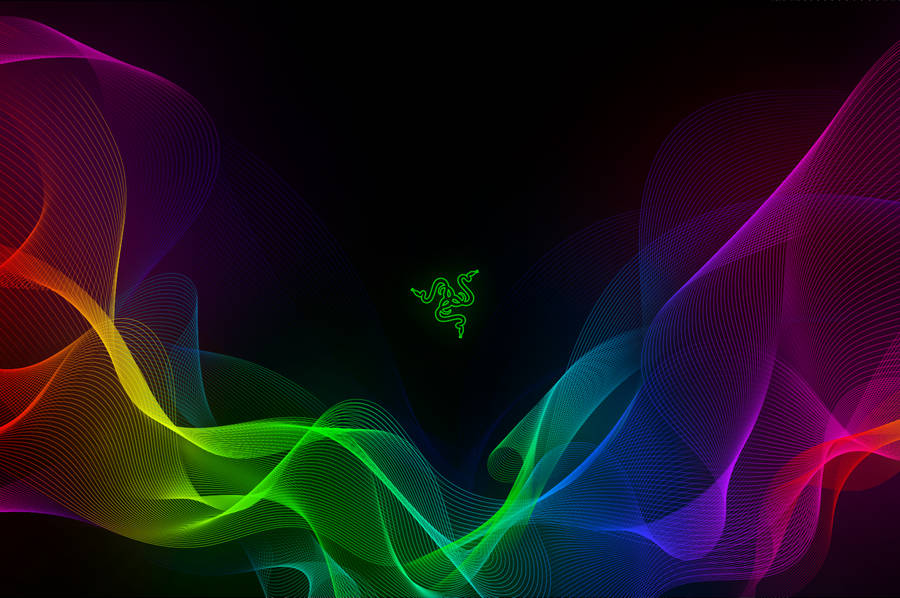 Abstract Waves For Chromebook Wallpaper