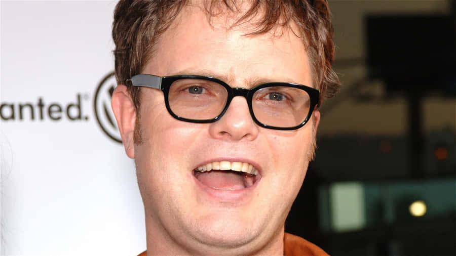 Actor Rainn Wilson On The Scene Wallpaper