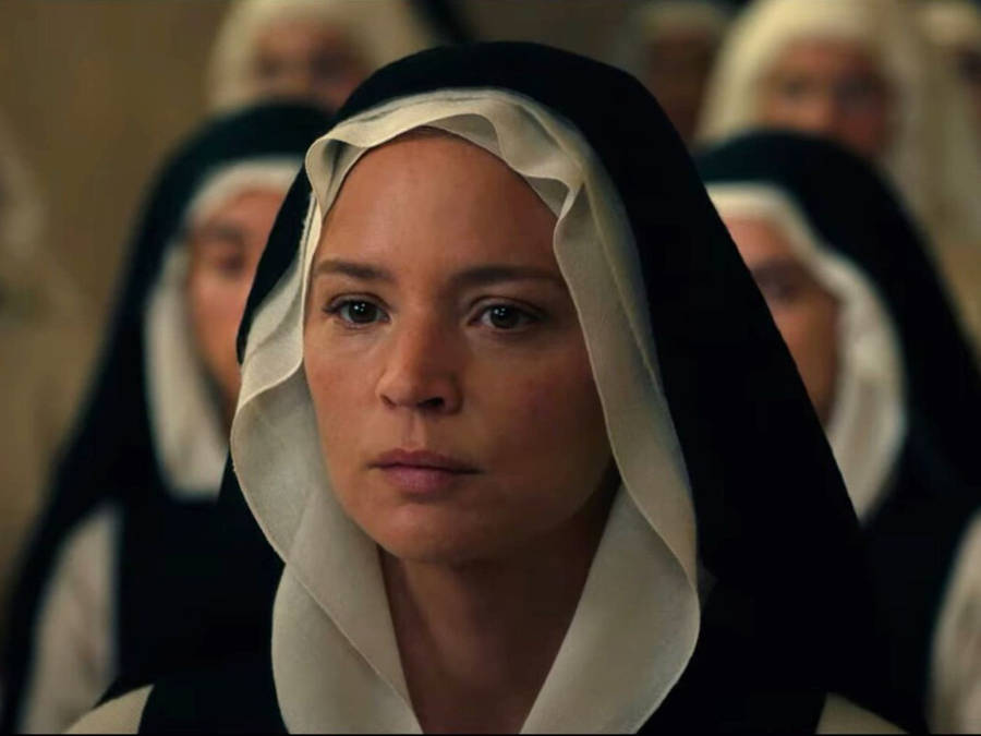 Actress Virginie Efira Benedetta Nun Wallpaper