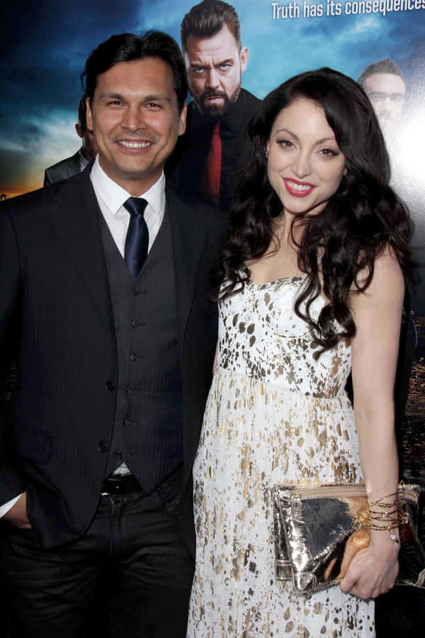 Adam Beach Event Appearance With Companion Wallpaper