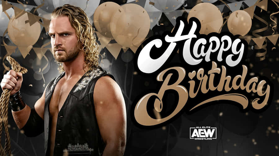 Adam Page Happy Birthday Poster Wallpaper