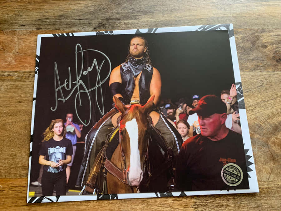 Adam Page Riding Horse Wallpaper