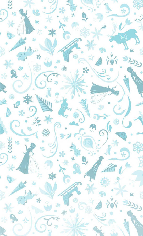 Add Some Magic To Your Life With This Disney Pattern Wallpaper