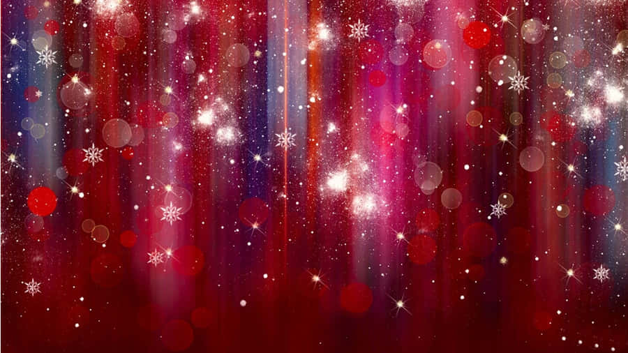 Add Some Sparkle To Your Life With Red Glitter Wallpaper