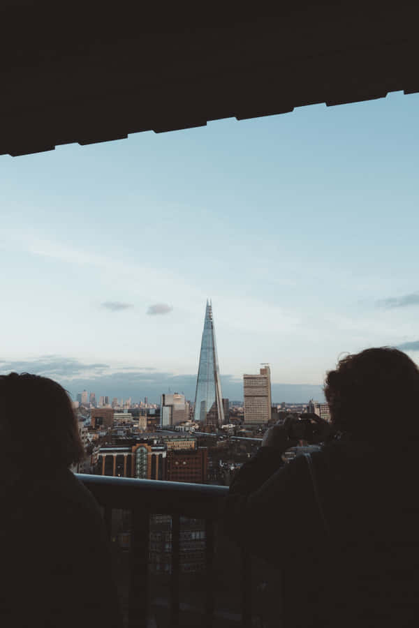 Admiring The Shard Wallpaper