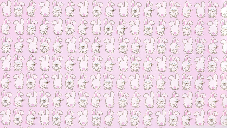Adorable Kawaii Pink Aesthetic Desktop Wallpaper Wallpaper