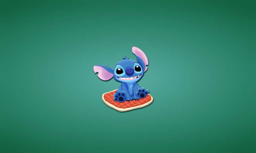 Adorable Lilo And Stitch Embracing In A Heartwarming Scene Wallpaper