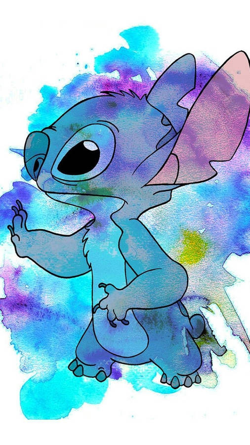 Adorable Stitch Iphone Wallpaper Wallpaper