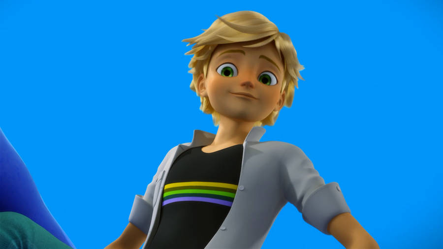 Adrien Agreste Gorizilla Scene Wallpaper