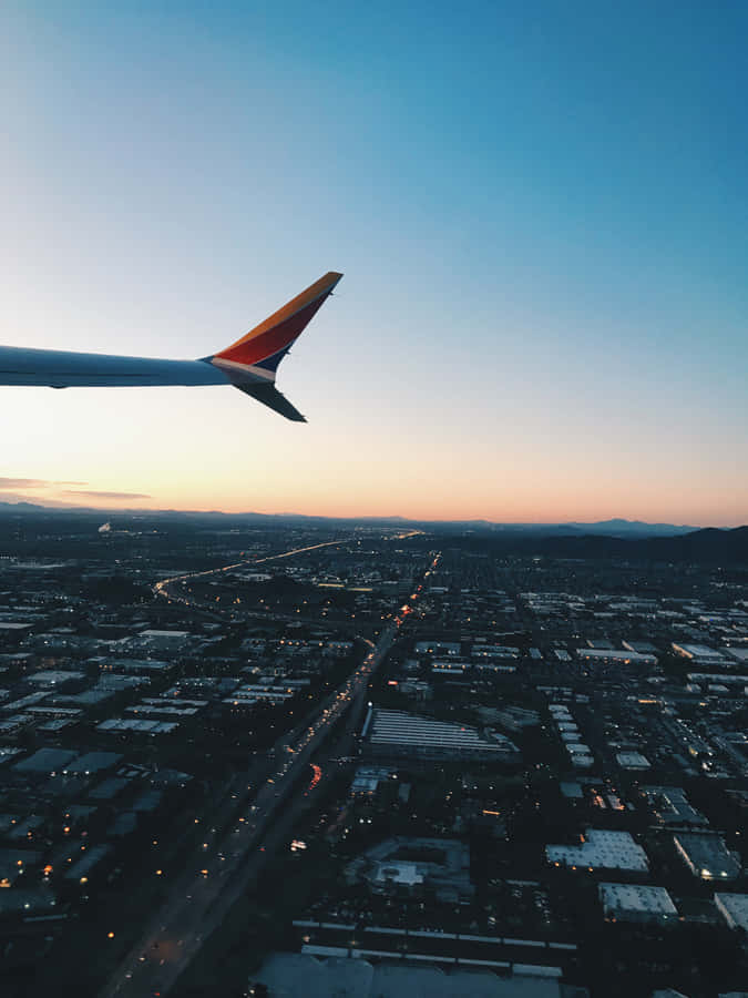 Aesthetic Airplane's Tail Tumblr Photography Iphone Wallpaper