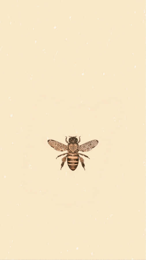 Aesthetic Bee 1593 X 2830 Wallpaper Wallpaper
