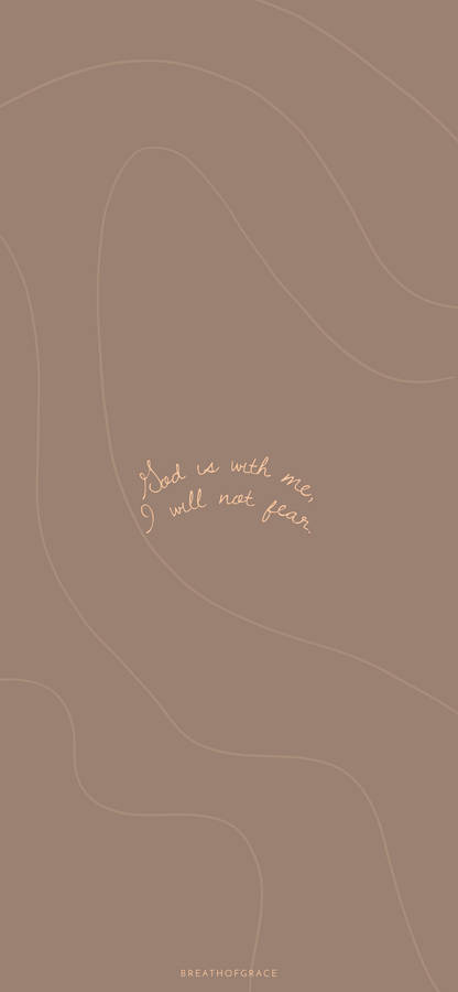 Aesthetic Bible Verse Deuteronomy 31:8 Wallpaper