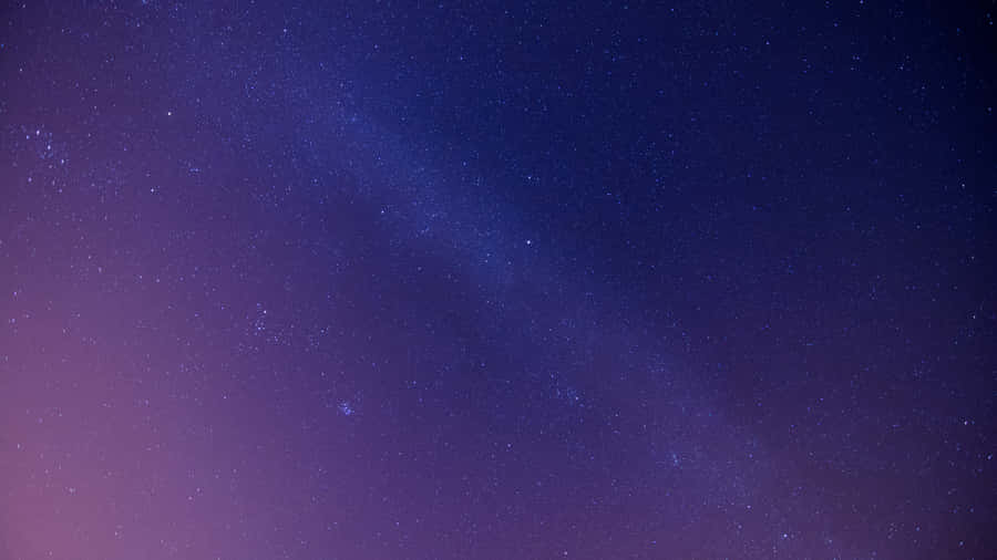 Aesthetic Blue Night Sky Stars Wallpaper