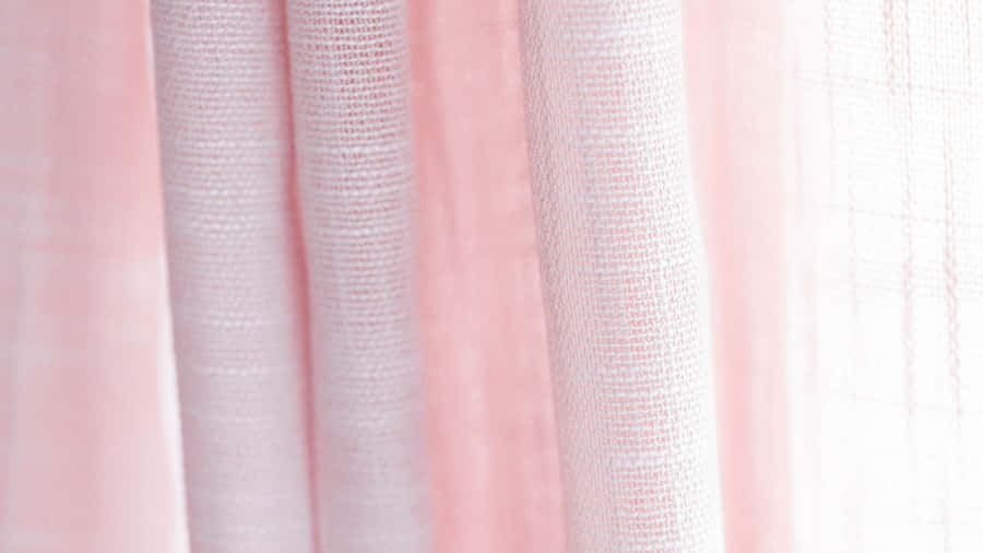 Aesthetic Computer Light Pink Fabric Wallpaper