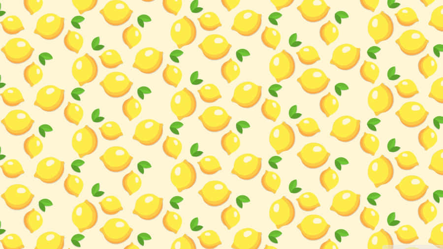 Aesthetic Lemon Boho Mac Wallpaper
