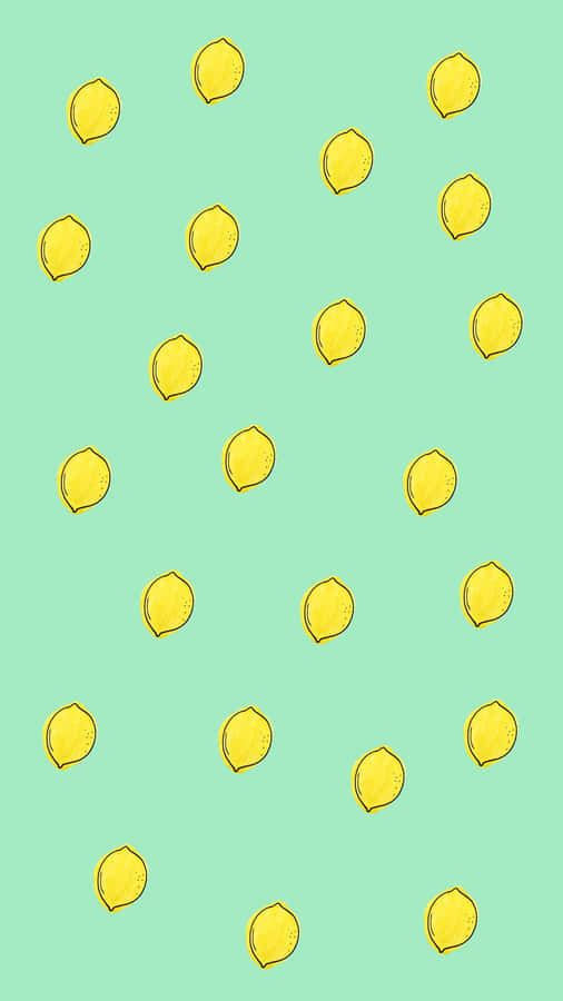 Aesthetic Lemon Overload Wallpaper