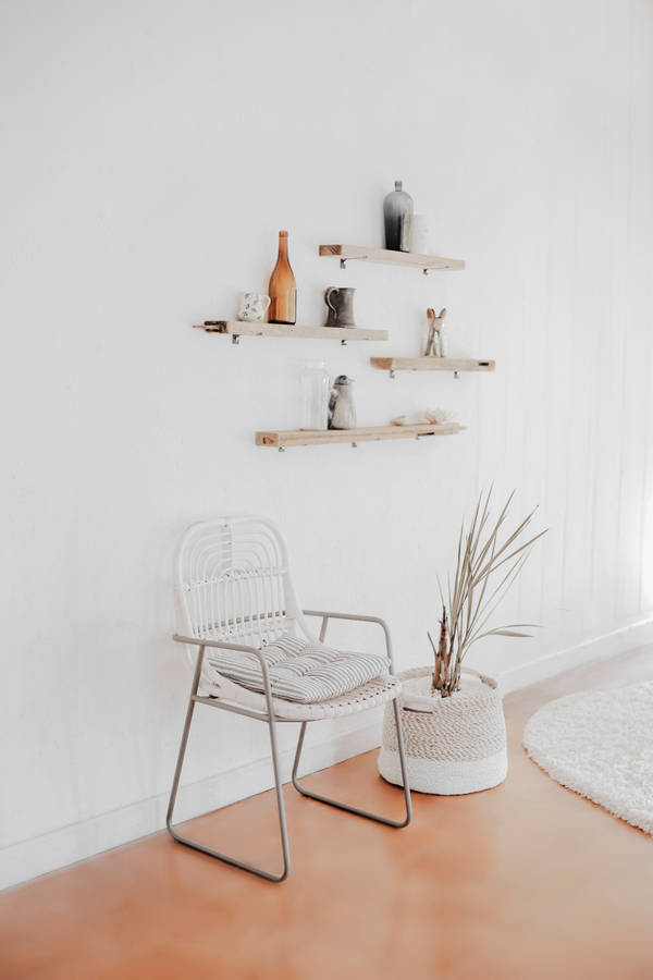 Aesthetic Minimalist Room Design Wallpaper