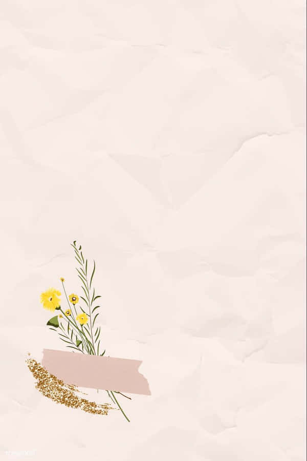 Aesthetic Note Paper Background Wallpaper