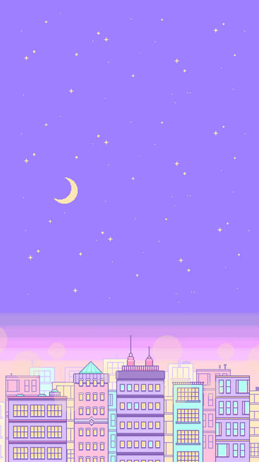 Aesthetic Purple Pastel Iphone Wallpaper Wallpaper