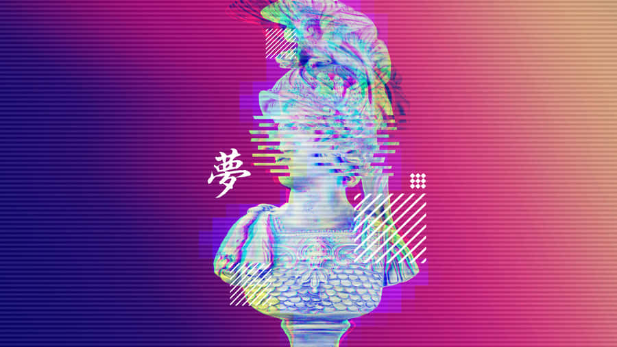Aesthetic Vaporwave Tablet Wallpaper