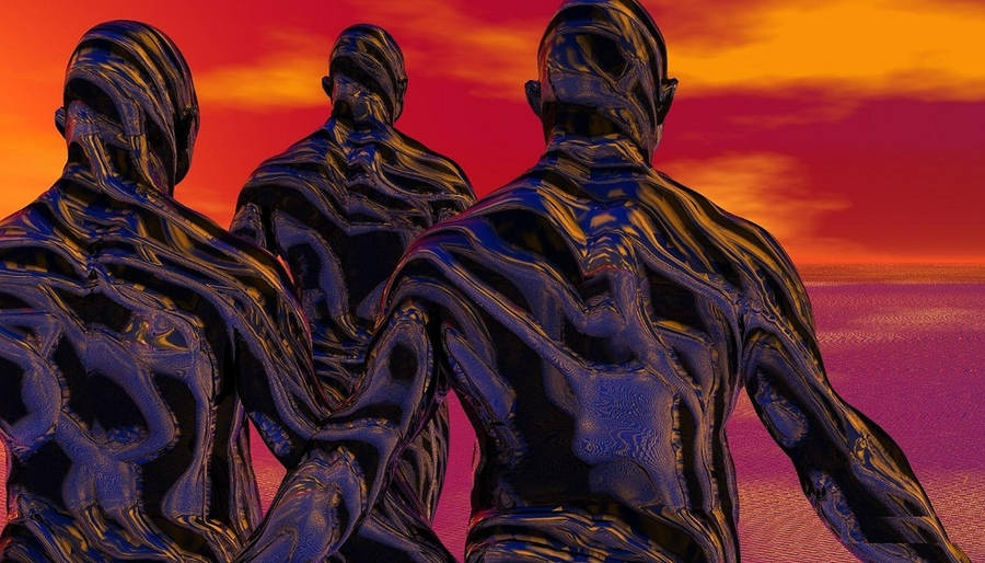 African Human Creature Art Wallpaper