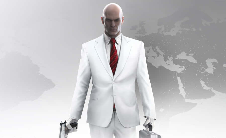 Agent 47, A Legendary Assassin For Hire Wallpaper