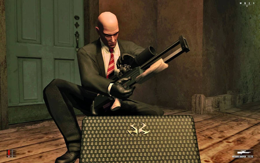 Agent 47 Long Rifle Hitman Absolution Hd Wallpaper