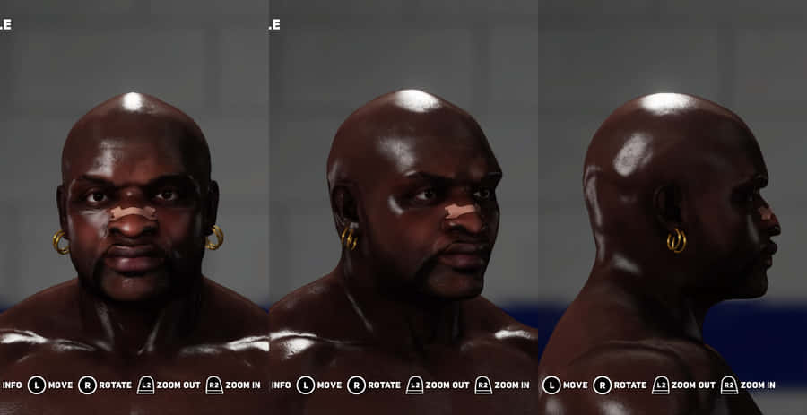 Ahmed Johnson Video Game Character Wallpaper