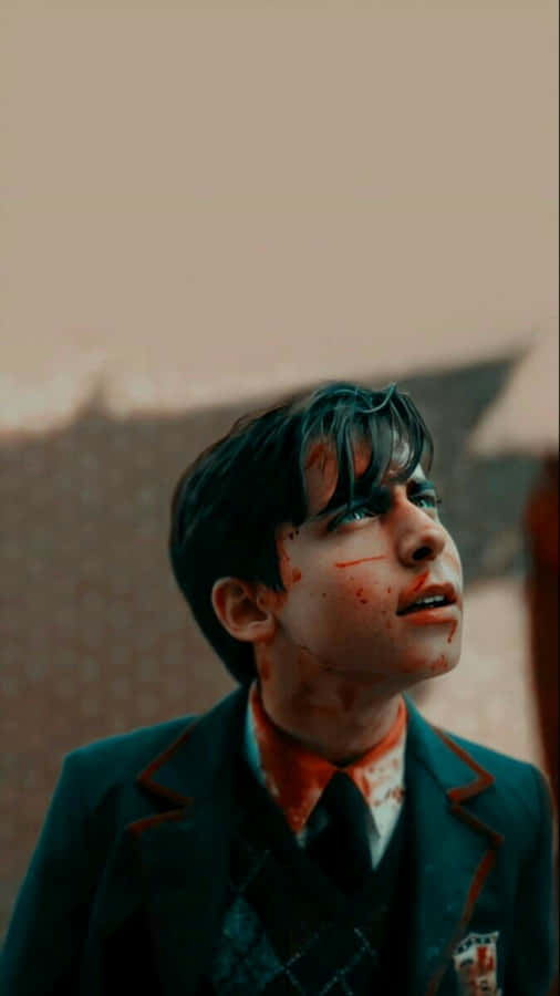 Aidan Gallagher Stunning In Profile Wallpaper