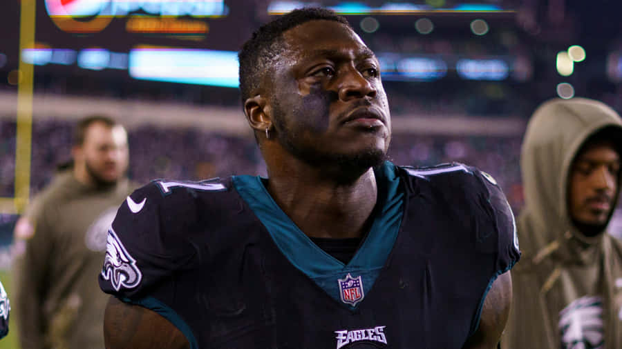 Aj Brown Serious Face Wallpaper