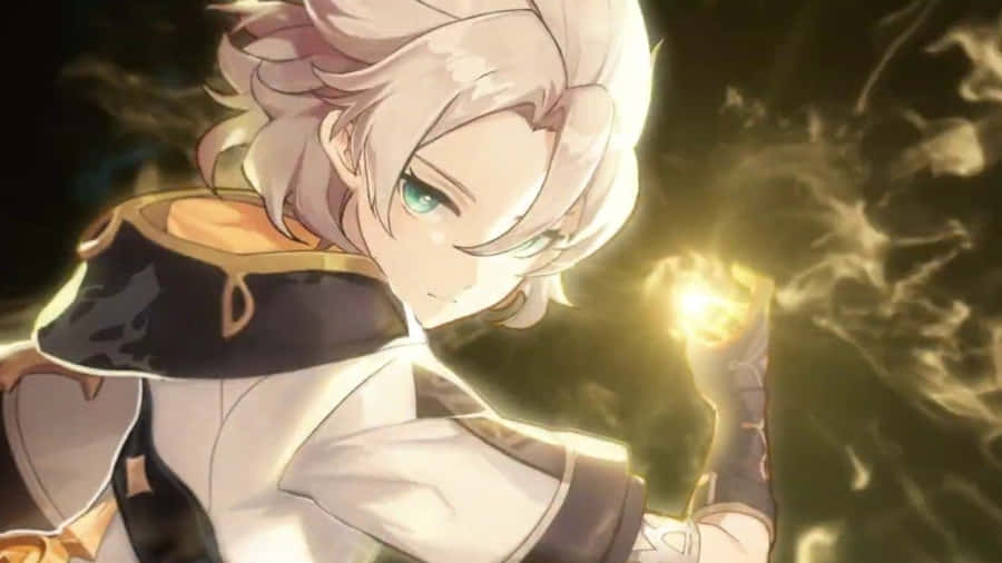 Albedo - A Scholarly Dragoon Of Genshin Impact Wallpaper