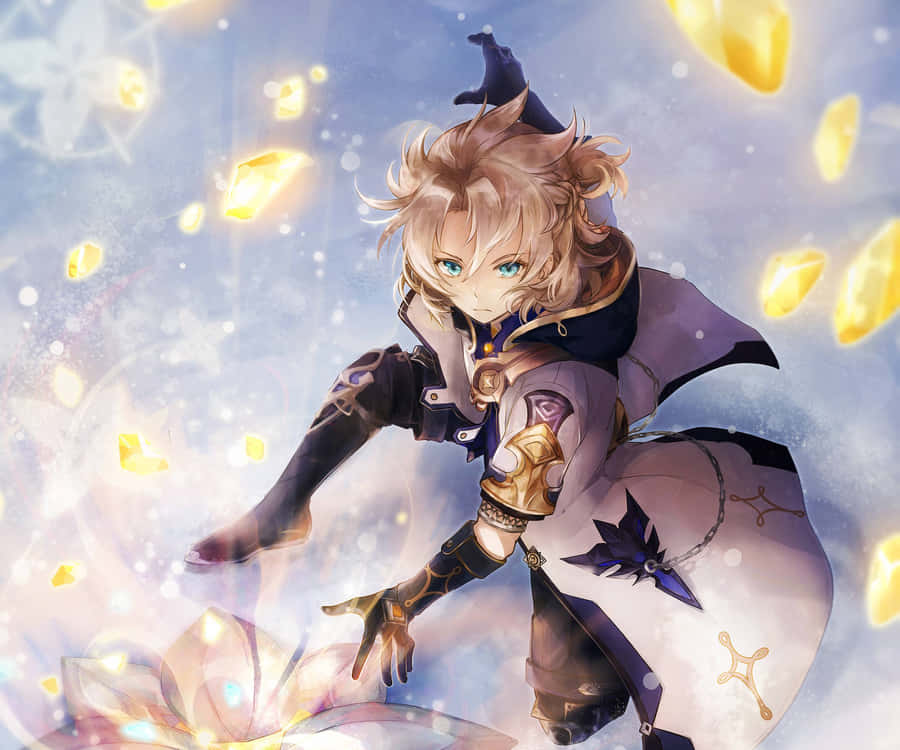 Albedo, An Alchemist In The Popular Action Role-playing Game, Genshin Impact. Wallpaper