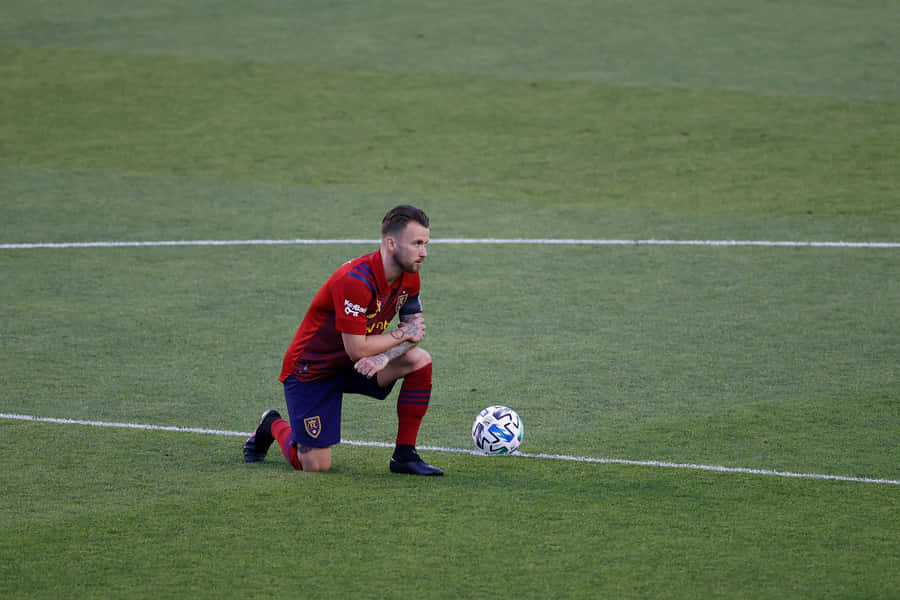 Albert Rusnak Real Salt Lake Kneel Down Wallpaper