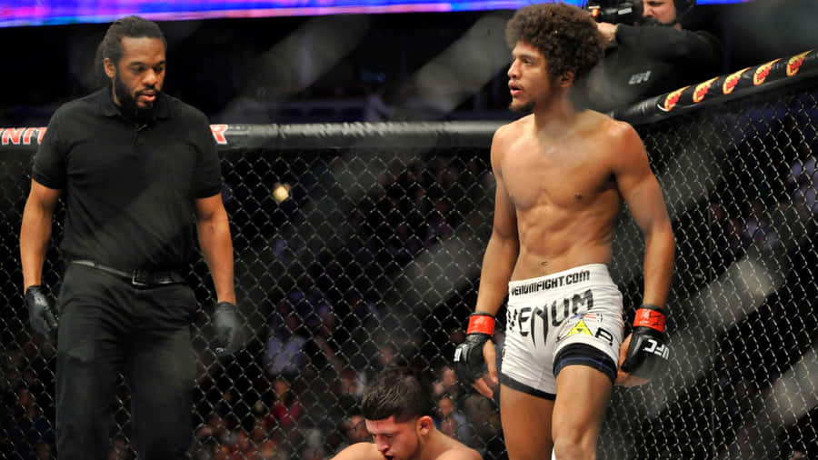 Alex Caceres Inside Ring Wallpaper